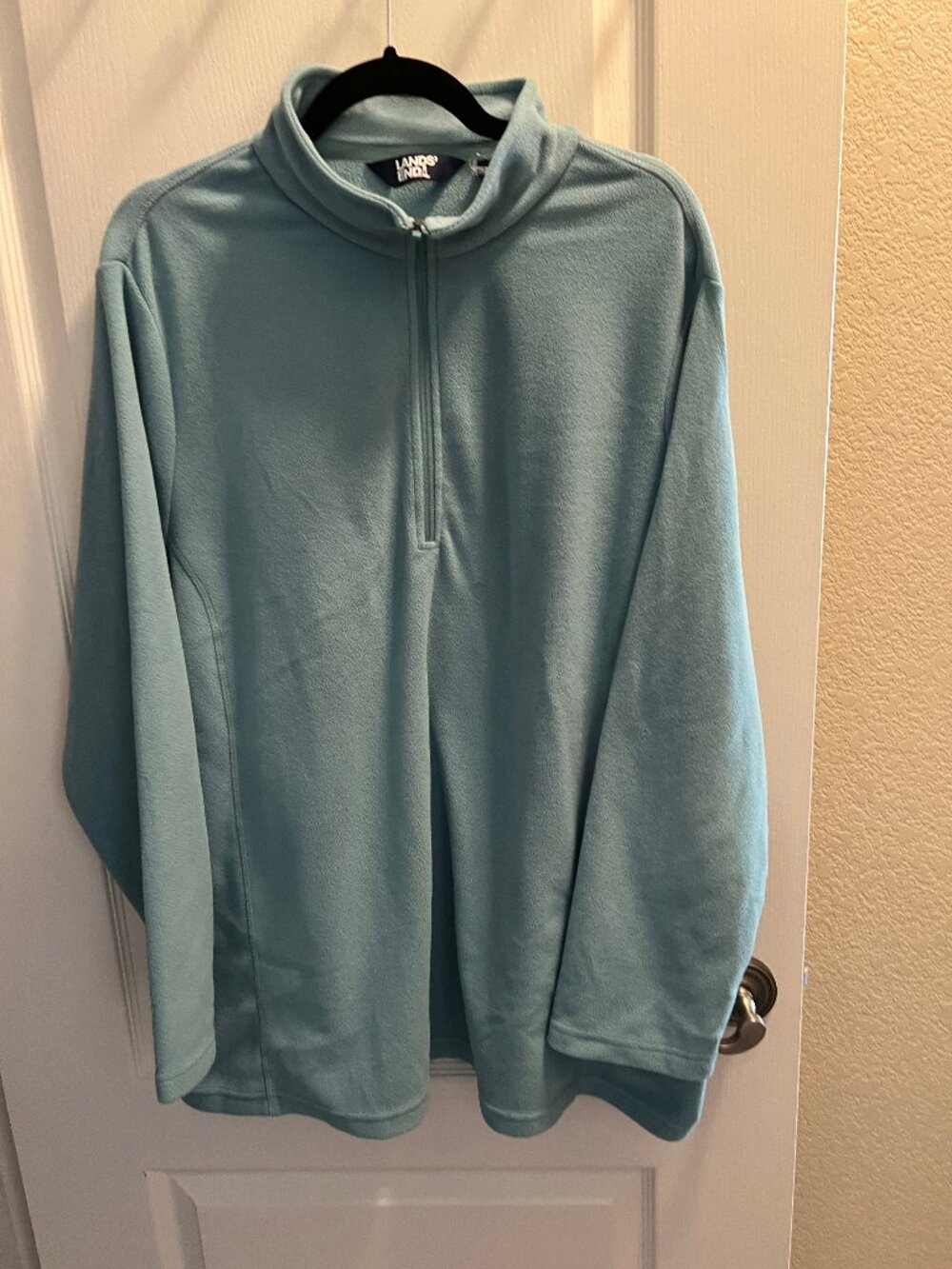 Lands End women's quarter zip fleece, size 3X